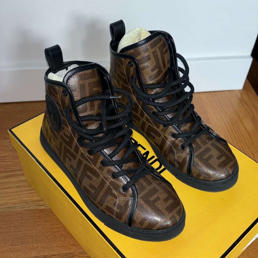 Fendi high top sneakers